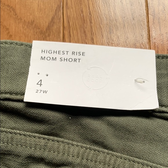 American Eagle, Olive Green Distressed Women Shorts - Picture 11 of 15